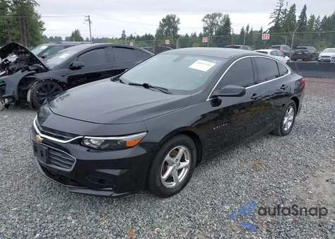 2016 Chevrolet Malibu Ls из США, поврежденный, VIN 1G1ZB5ST0GF301700